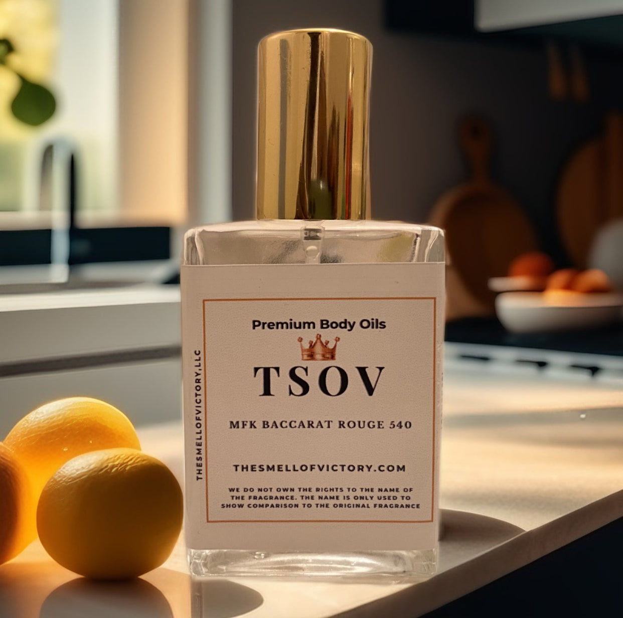 Compare to the aroma of Baccarat Rouge 540