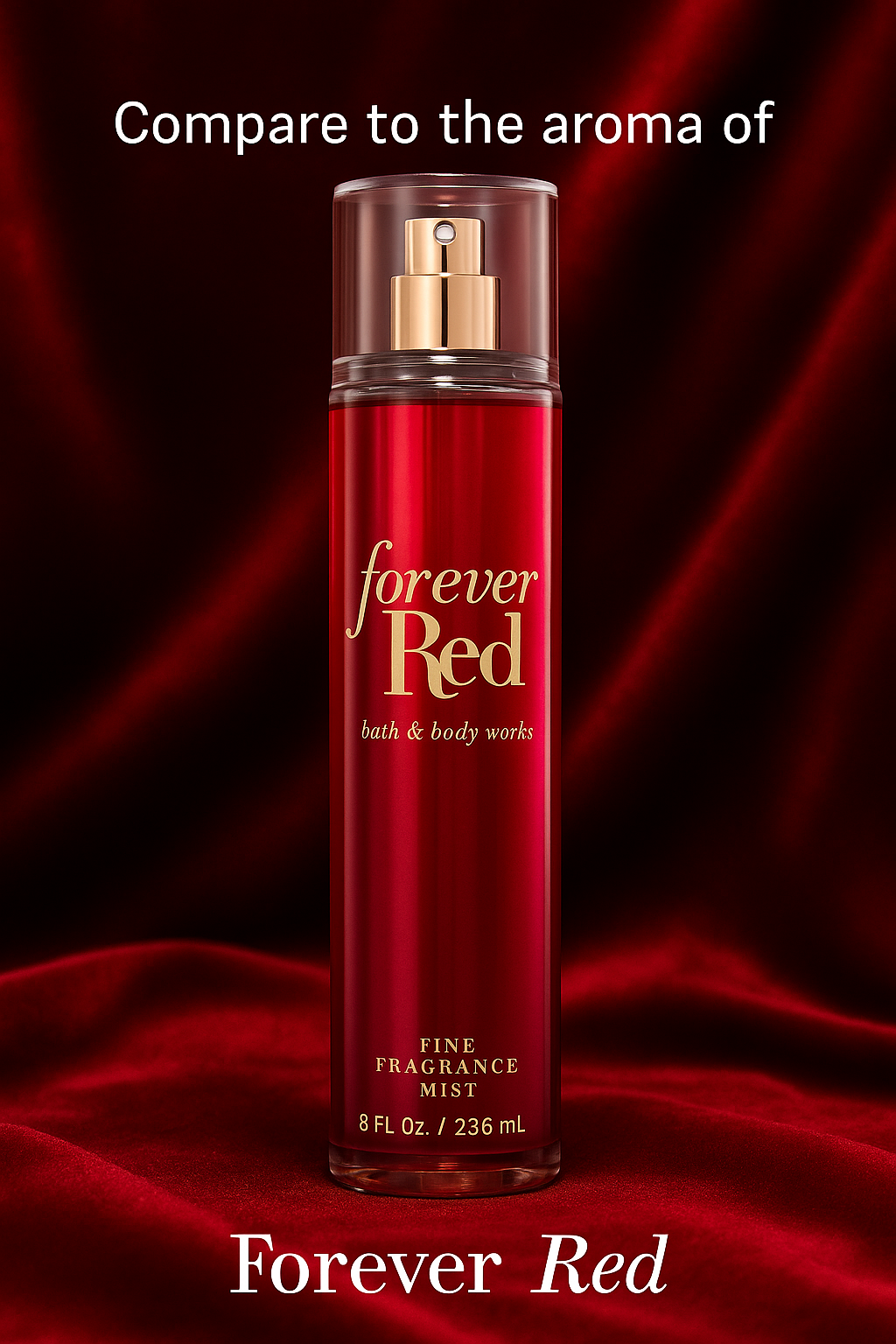Compare to the aroma of Forever Red by Bath & Body Works (W)