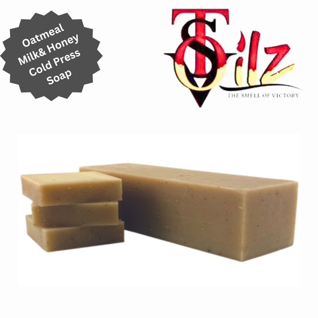 4.5oz Oatmeal Milk & Honey Cold Press Soap