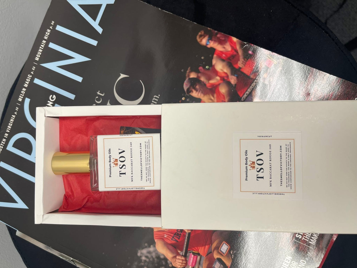Compare to the aroma of Baccarat Rouge 540